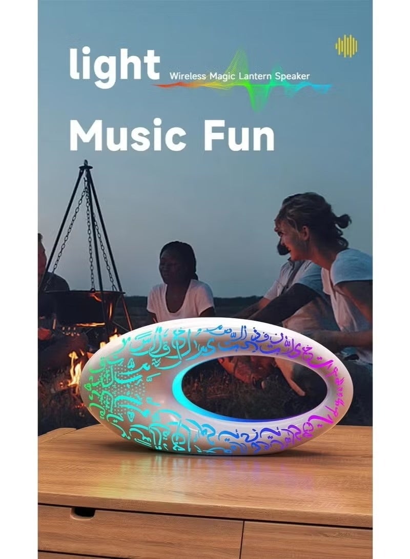 Wireless Magic Lantern Bluetooth Speaker with 360°…