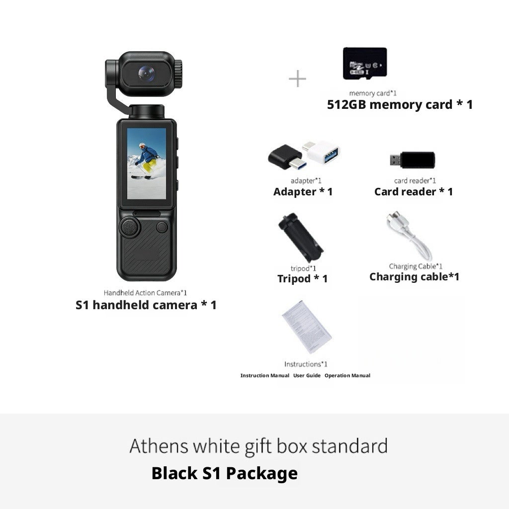 Pocket Handheld 2MP Sports Action Camera with Anti-Shake…
