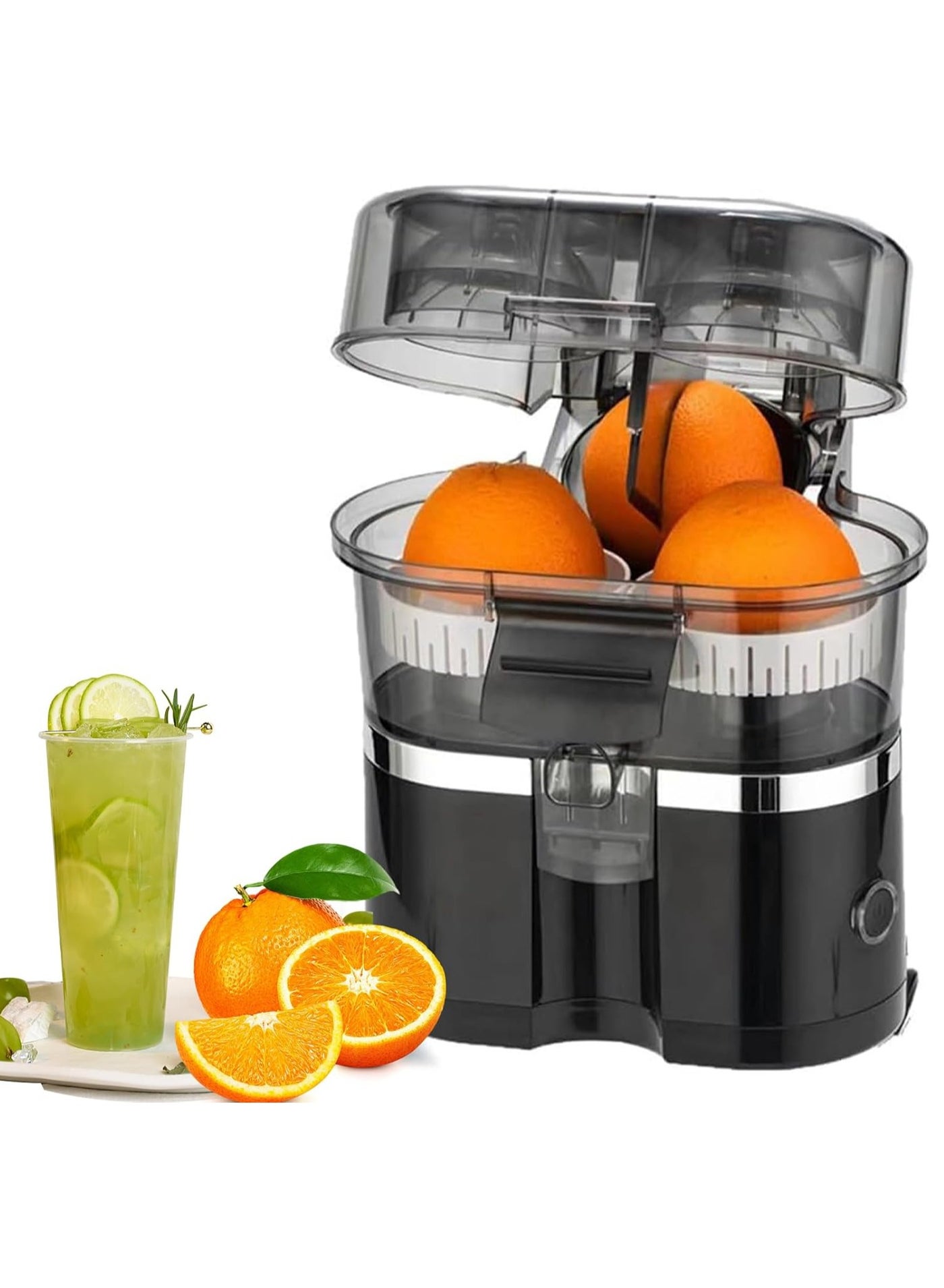 Electric Citrus Juicers Dual Juicing Cones, Portable…