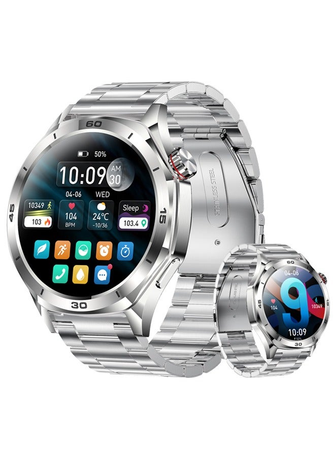 Compare Smart Watch for Men,Bluetooth 1.52 HD Screen Smartwatch with Heart Rate Sleep Monitor Pedometer, 21 Sports Mode Fitness Watch, IP67 Waterproof Fitness Tracker for Android iOS at KSA Price