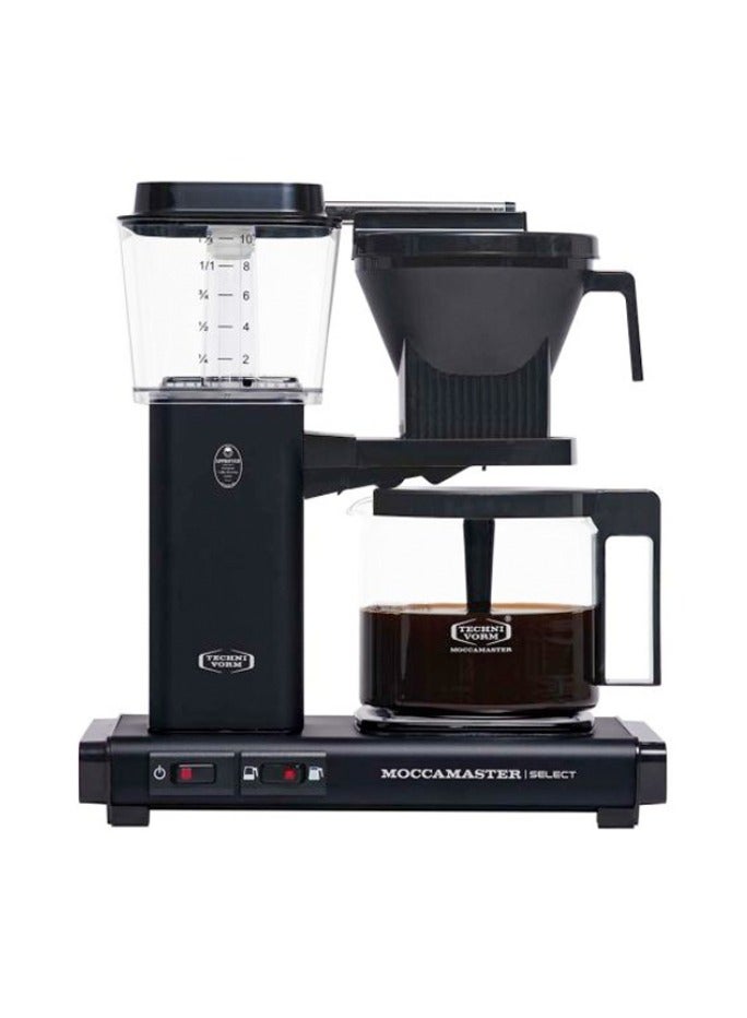 Compare KBG Coffee Brewer: Filter Coffee Maker with Glass Carafe – 1.25 Lt – Matt Black at KSA Price