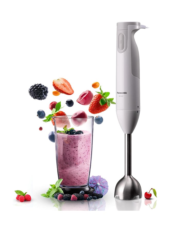 Compare Hand blender 600Watt, stainless steel shaft and beaker with Min 1 year manufacturer warranty MXGS1W White at KSA Price