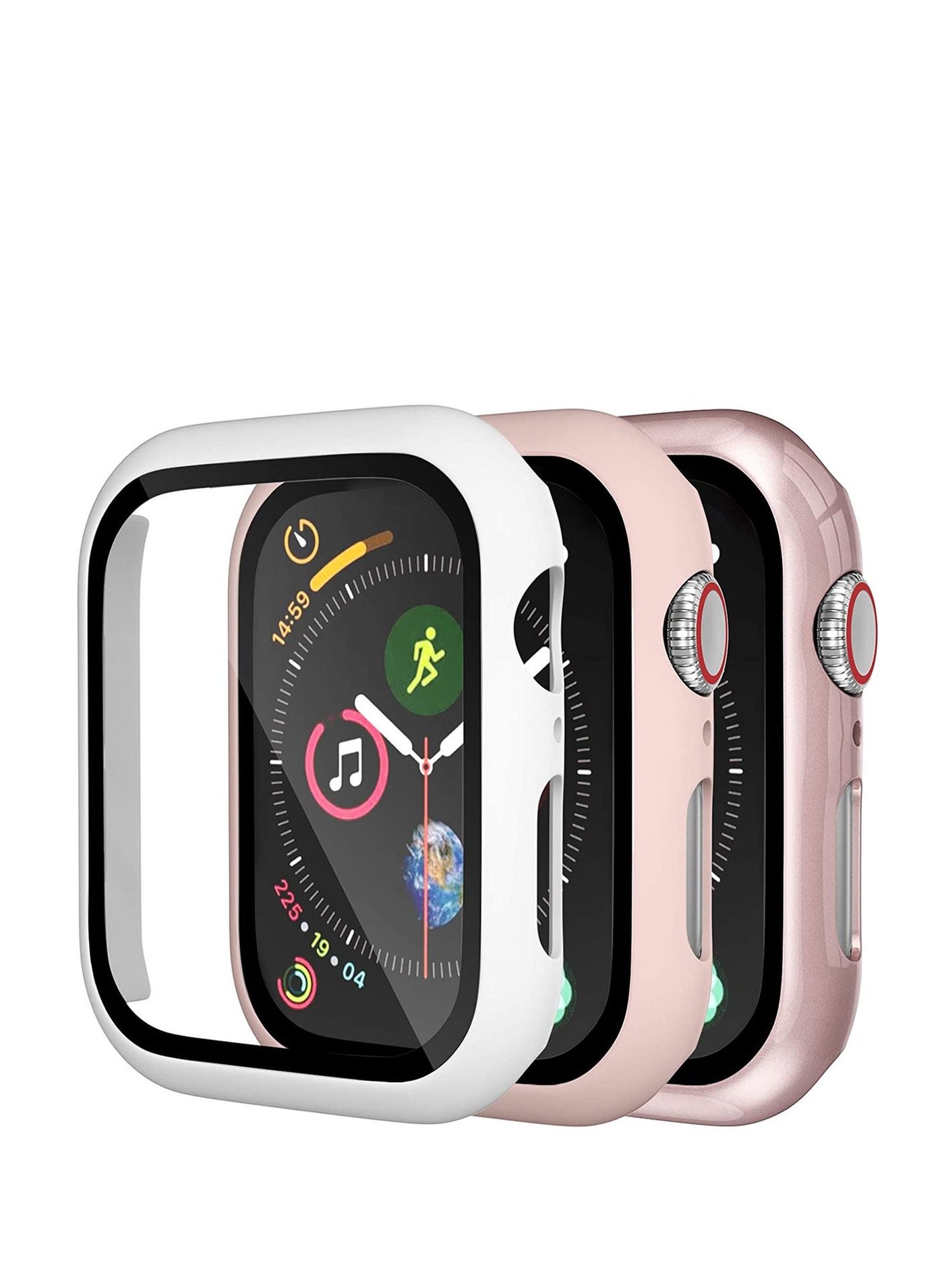 Compare Hard Case for Apple Watch 40mm iWatch SE Series 6 5 4 with Screen Protector at KSA Price
