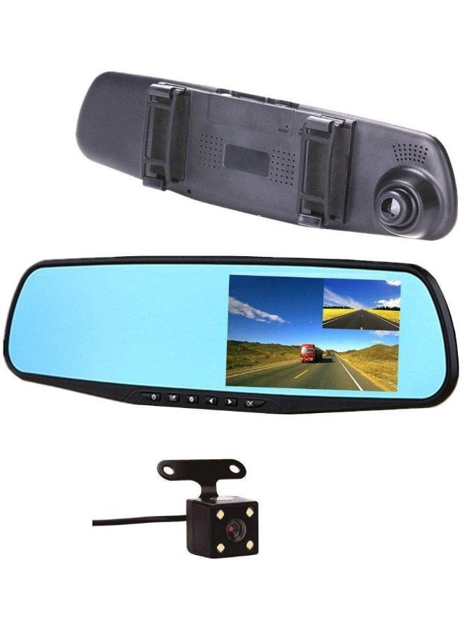 Car Dash Camera 4.3 Inch Full HD 1080P Dual…