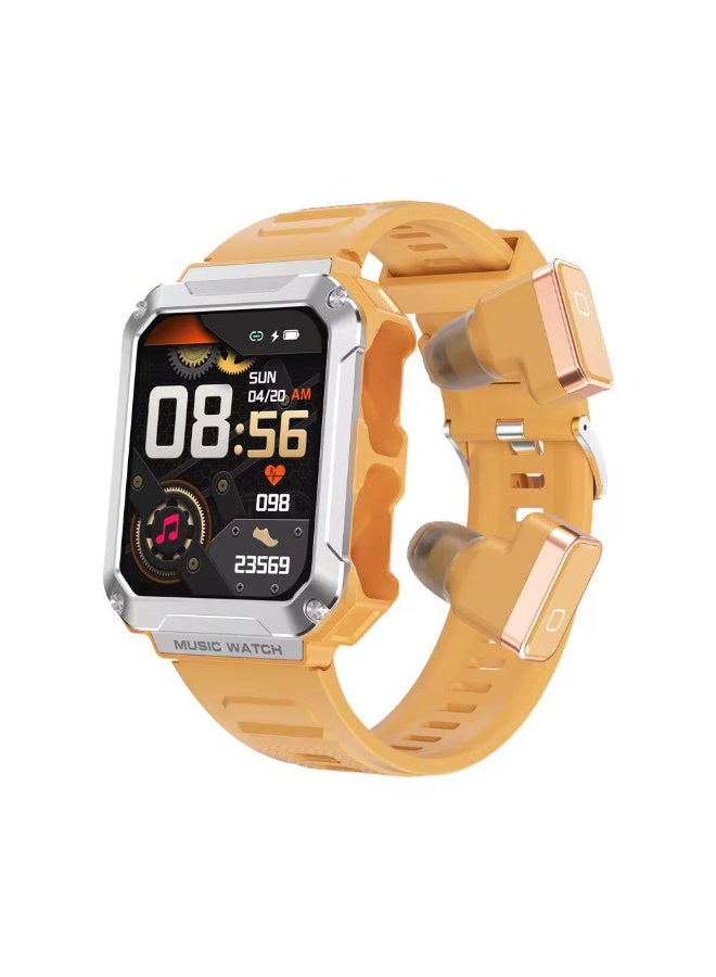 Compare 3in1 T93 Smart Watch with 1.96 Touch Screen Earbuds and Activity Bracelet Aluminum Design Multiple Modes CallDial Waterproof Fitness Tracker and More at KSA Price