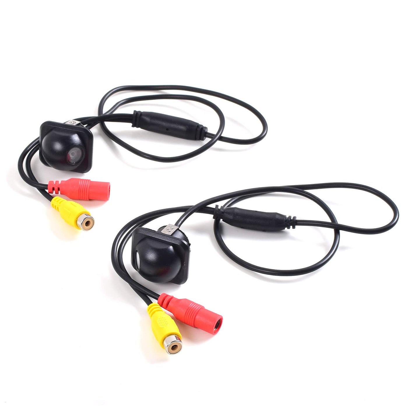 Compare Pair Car Auto 20mm Hole Drilling Side View Camera Side Mirror Mount Reverse Mirrored Image with No Parking Assistance Lines Cam Safe Turning No Blind Spot for Car Monitor Stereo RCA Pack of 2 at KSA Price