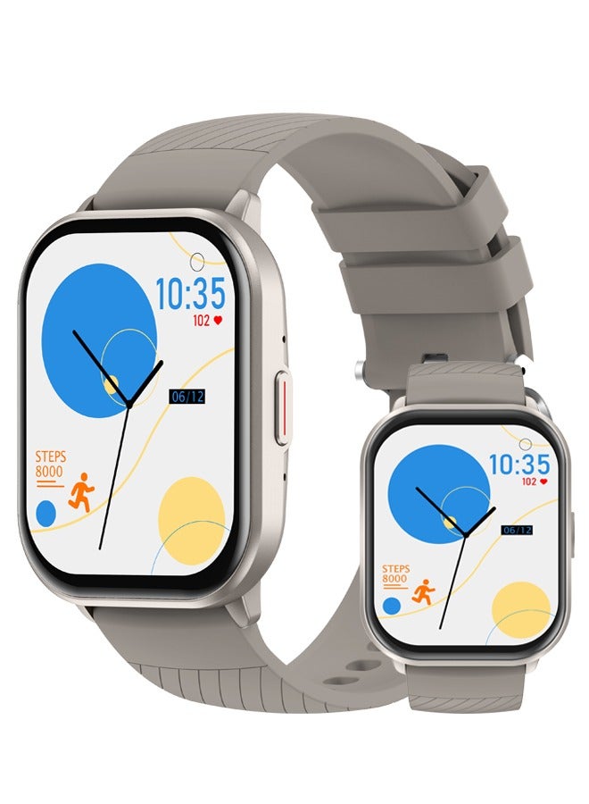 Compare Casual Smartwatch For Women Men,2.1 inch Screen Fitness Tracker, Heart Rate Sleep Monitor IP68 Waterproof Sport Smartwatch,Grey at KSA Price