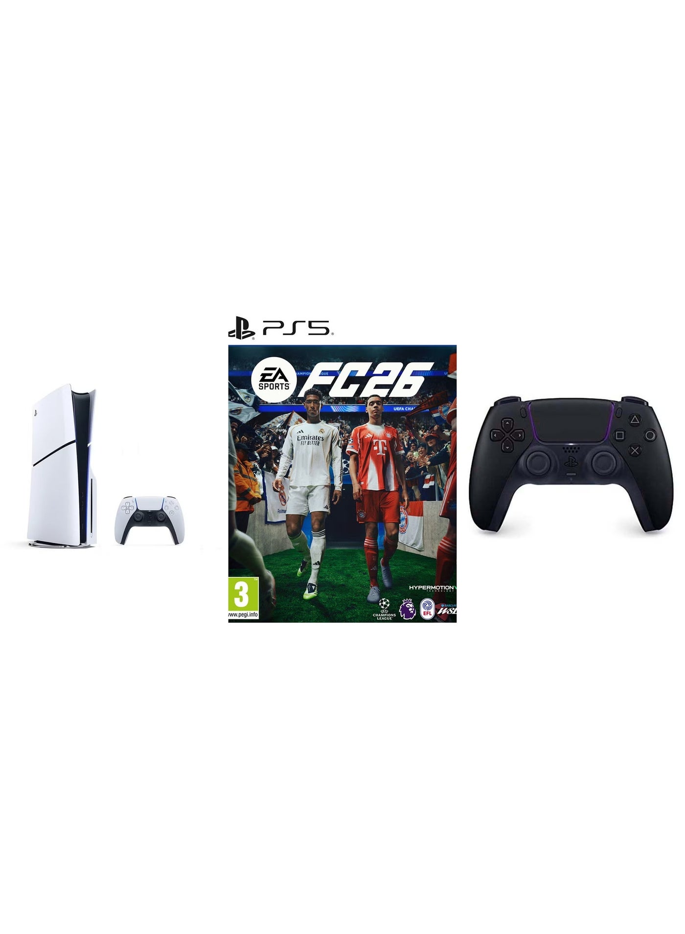 PlayStation 5 Disc Slim Console With Extra Midnight…