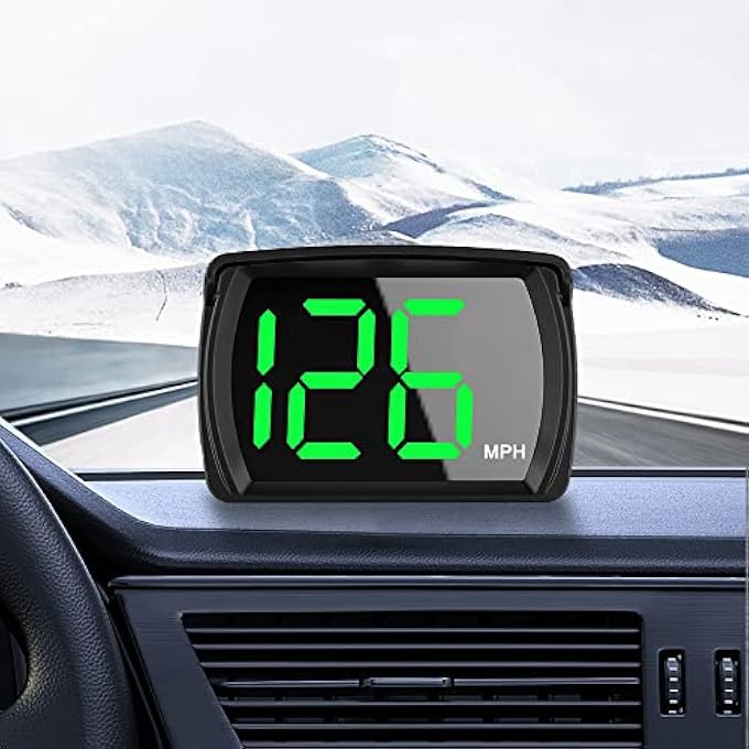 Compare Car Hud Gps Speedometer Digital Speed Gauge Universal Car Speedometer Mph Speed Gauge Cluster Universal Speed Display Auto Hud Speed Display For Truck Motorcycle Atv Suv PickUp Scooter Golf Cart at KSA Price