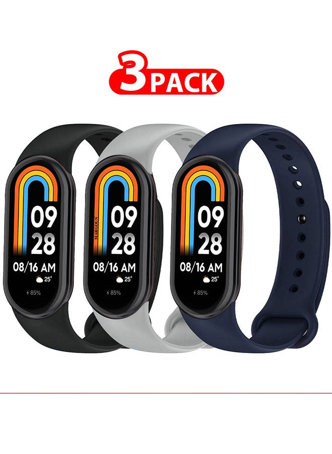 3 Pack For Xiaomi Smart Band 8 Watch Bands…