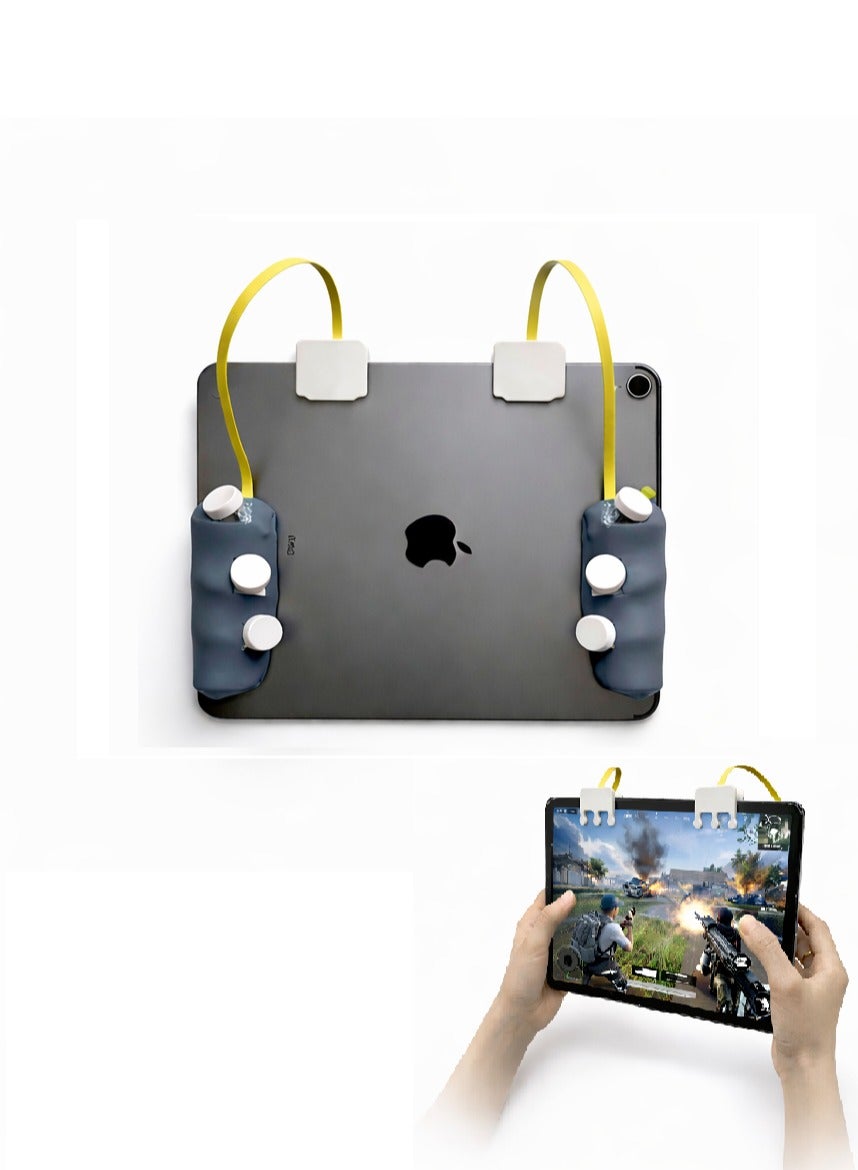 Compare iPad Piano Triggers Automatic 8Finger Gaming Triggers FV6 for iPad & Tablets – Professional Magnetic Control, High Responsiveness, No Screen Blocking, Compatible with iPad Pro, RedMagic Astra, RedMagic Nova, and All iPads for PUBG Mobile and Other Games at KSA Price