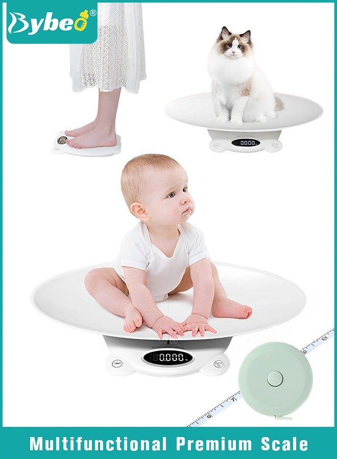 Compare Baby Scale, Multifunctional Weight Scale For Infants, Digital Scale For Adults, Toddlers and Kids, Pet Scale for Puppy, Cat, With Measuring Ruler? Perspectives Switch, LED Screen, Up to 120kg at KSA Price