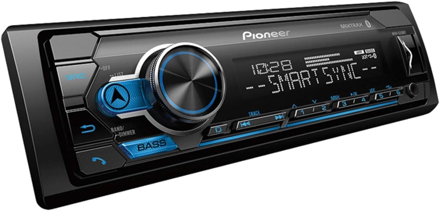 Pioneer MVHS310BT Single Din BuiltIn Bluetooth…