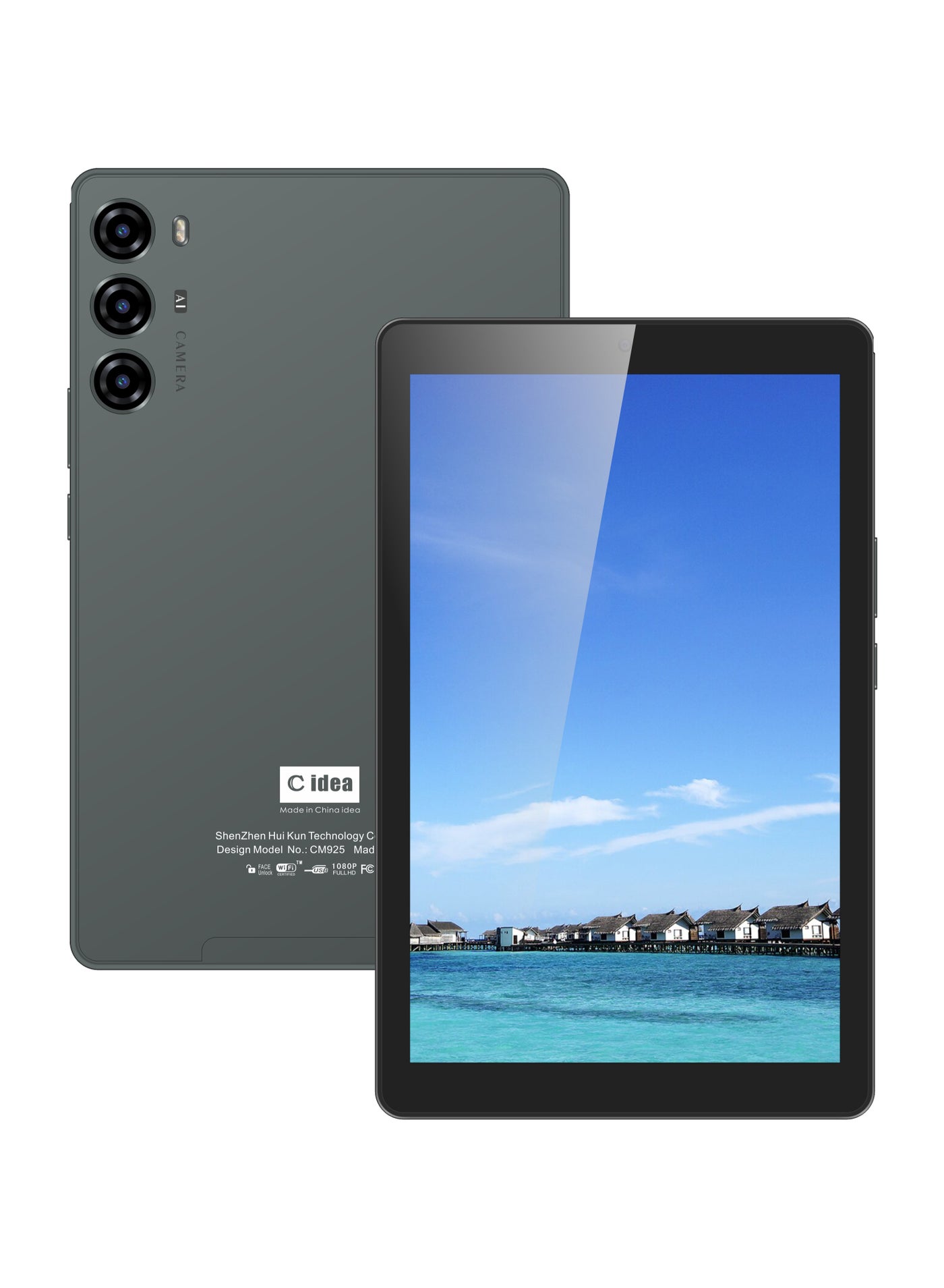 Compare 9 Smart Tablet PC Android Kids Tab IPS Display Single SIM 5G LTE 8GB RAM 256GB ROM WiFi Zoom and Tiktok Supported with Protective Case Black at KSA Price