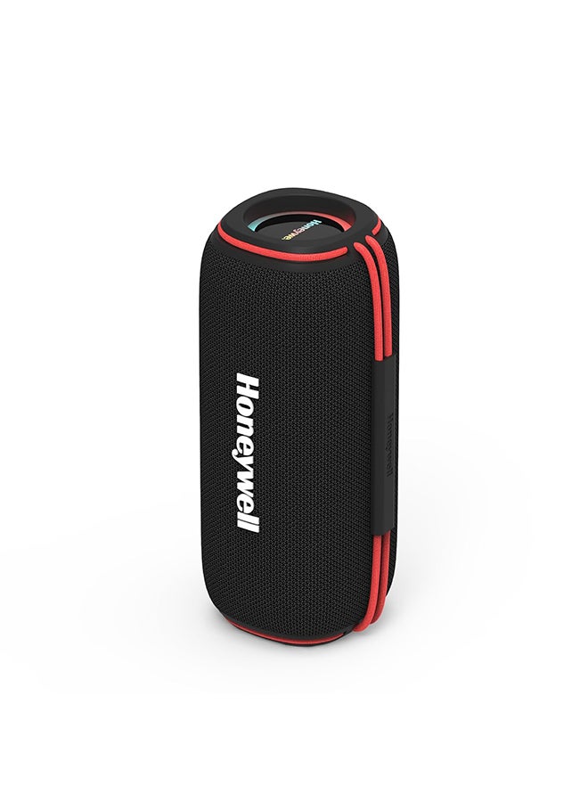 Compare Trueno U400 30W 5.3 Bluetooth Speaker, Deep Bass Radiators, 15H Playtime, IPX 6, TWS Feature, RGB Lights, SD Card, AUX, USB TypeC Port, BuiltIn Mic & 2*78mm Drivers Black at KSA Price