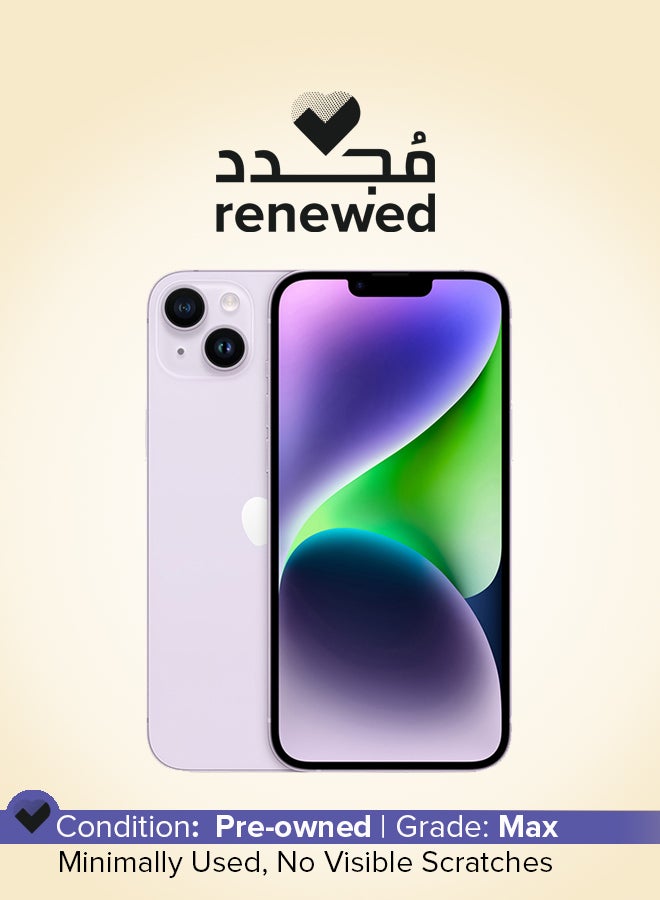 Compare Renewed  iPhone 14 256GB Purple 5G With Facetime  International Version at KSA Price