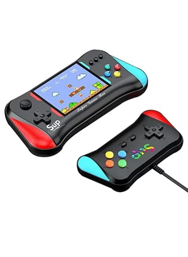 Compare Handheld Game Console for Kids Adults, 3.5 LCD Screen Retro Handheld Video Game Console, Preloaded 500 Classic Retro Video Games with Rechargeable Battery, Support 2 Players and TV Connection AA at KSA Price