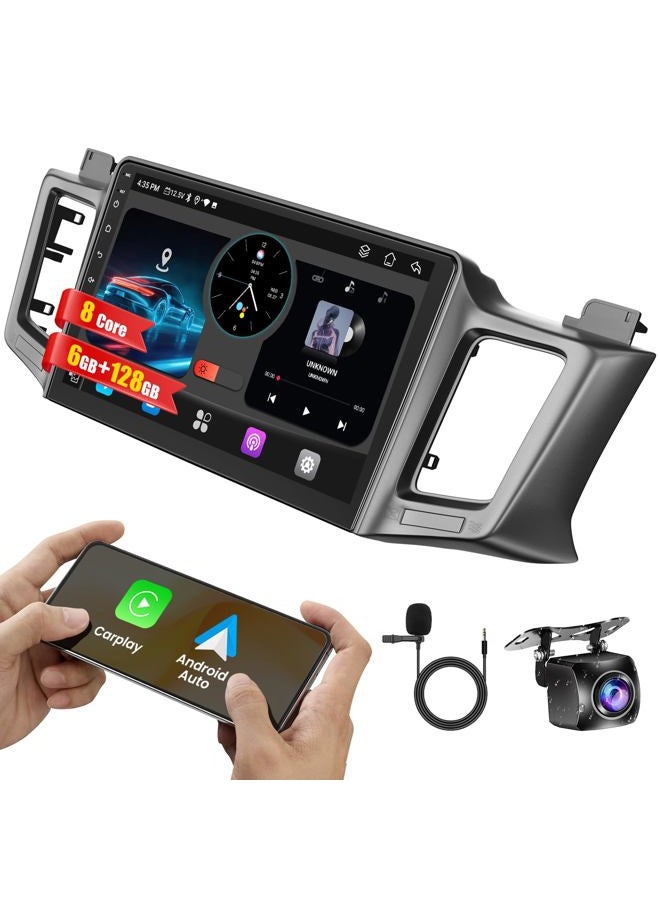 6G+128G Car Radio Stereo for Toyota RAV4 2013-2018,…