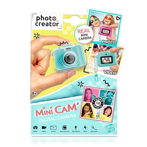 Compare Photo Creator MiniCam Original Digital Camera Turquoise Customize with 6 Frames and 8 Builtin Color Filters Compact 1GB MicroSD Card Included at KSA Price