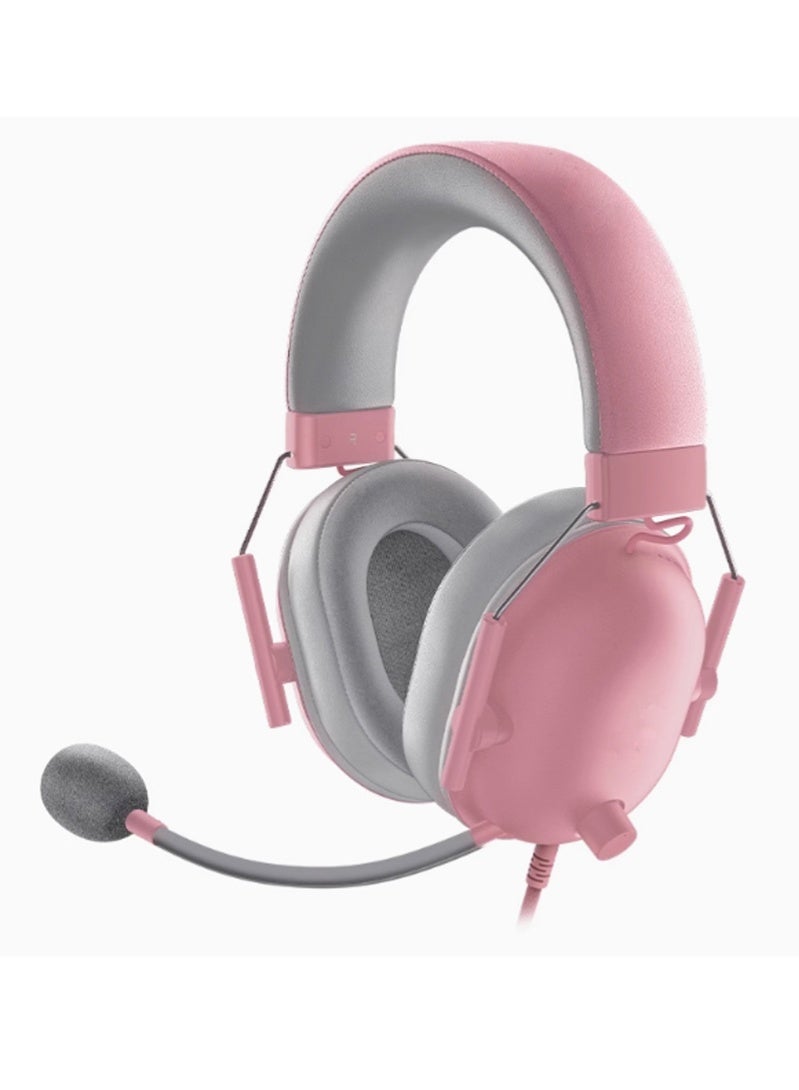 Compare BlackShark V2 X Gaming Headset, 7.1 Surround Sound Capable, TriForce 50mm Drivers, 3.5mm Jack, Breathable Memory Foam Cushion, For PC, PS4, Nintendo Switch, Quartz Pink at KSA Price
