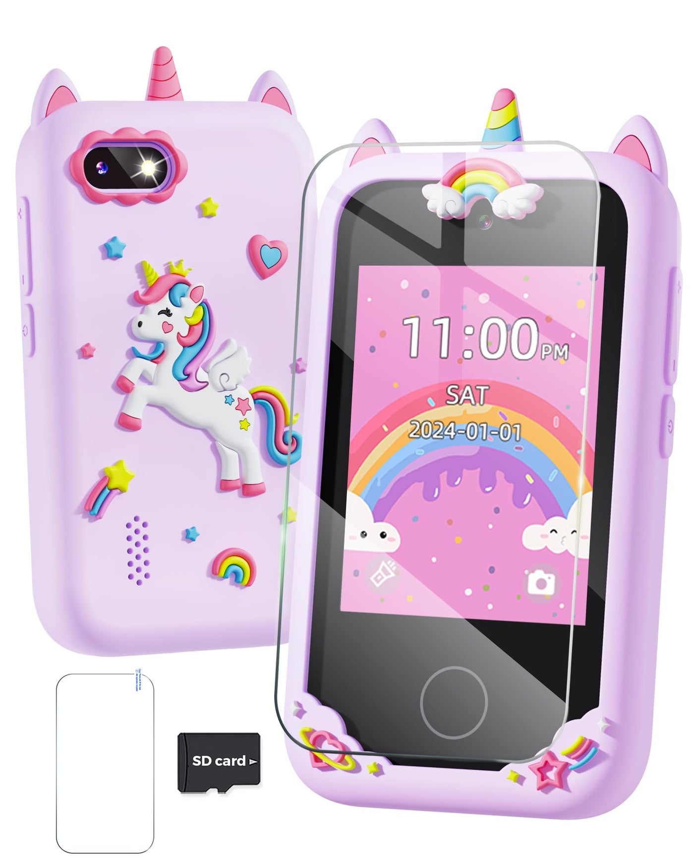 Fiechcco Gifts for Girls Age 6-8 Smart Phone…