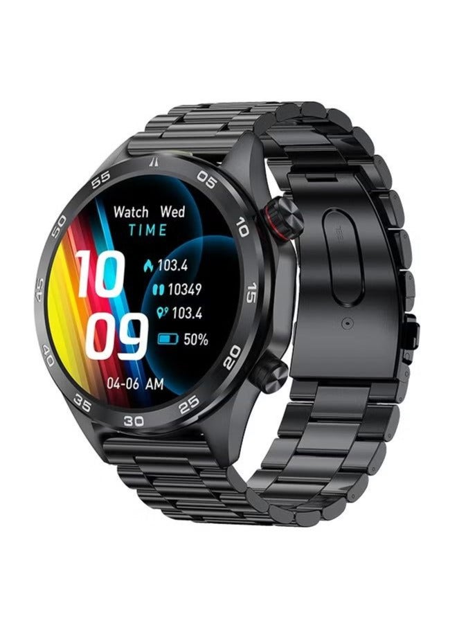 Compare Mens Smart Watch Sports Fitness Watch, HighDefinition Tracker With LED Flashlight, IP67 Waterproof Smart Watch With Sleep Monitor, Black at KSA Price
