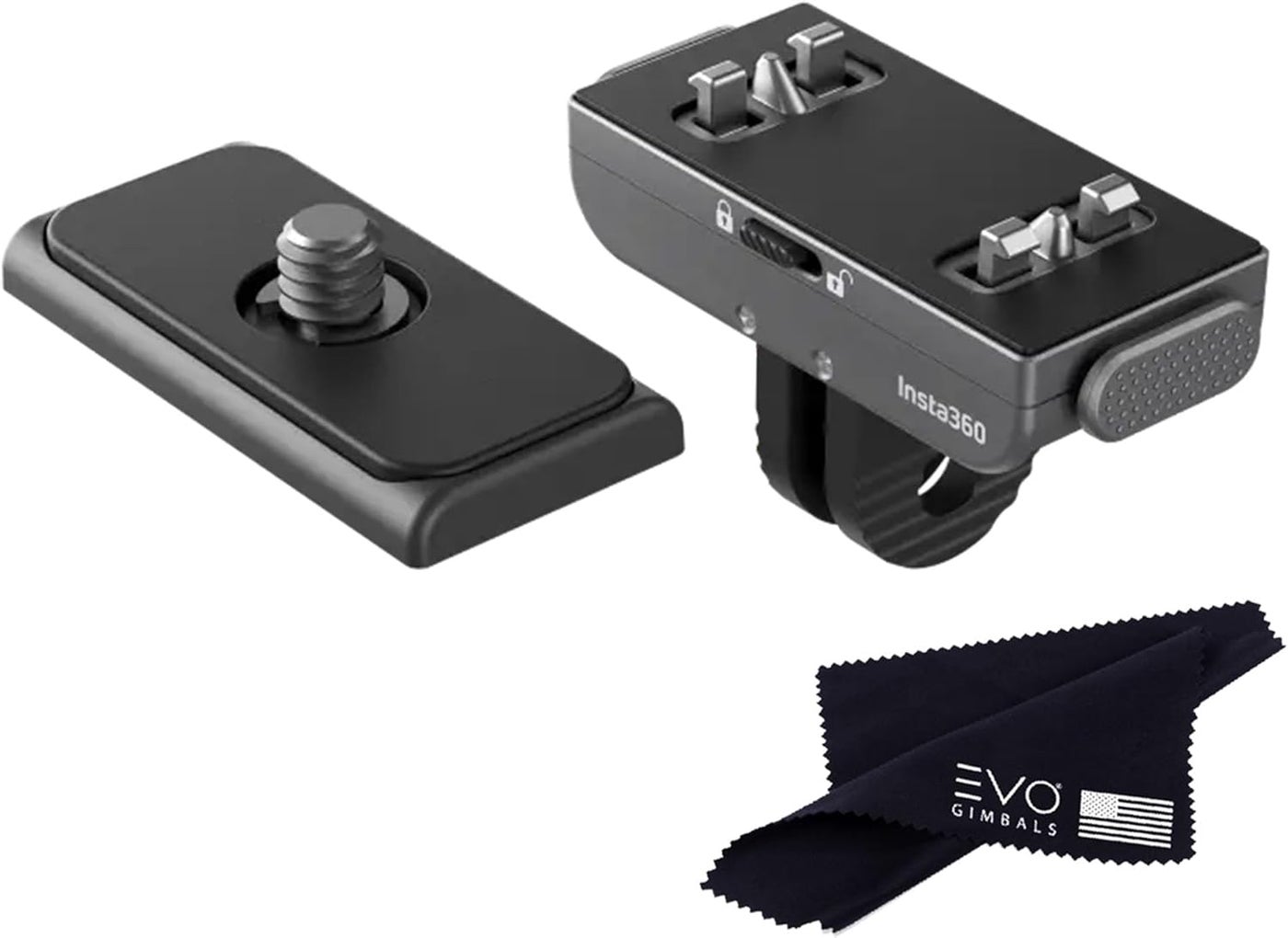 Compare Insta360 Quick Release MountNew Version Compatiable X4X3ONE RSXX2ACEACE PRO at KSA Price