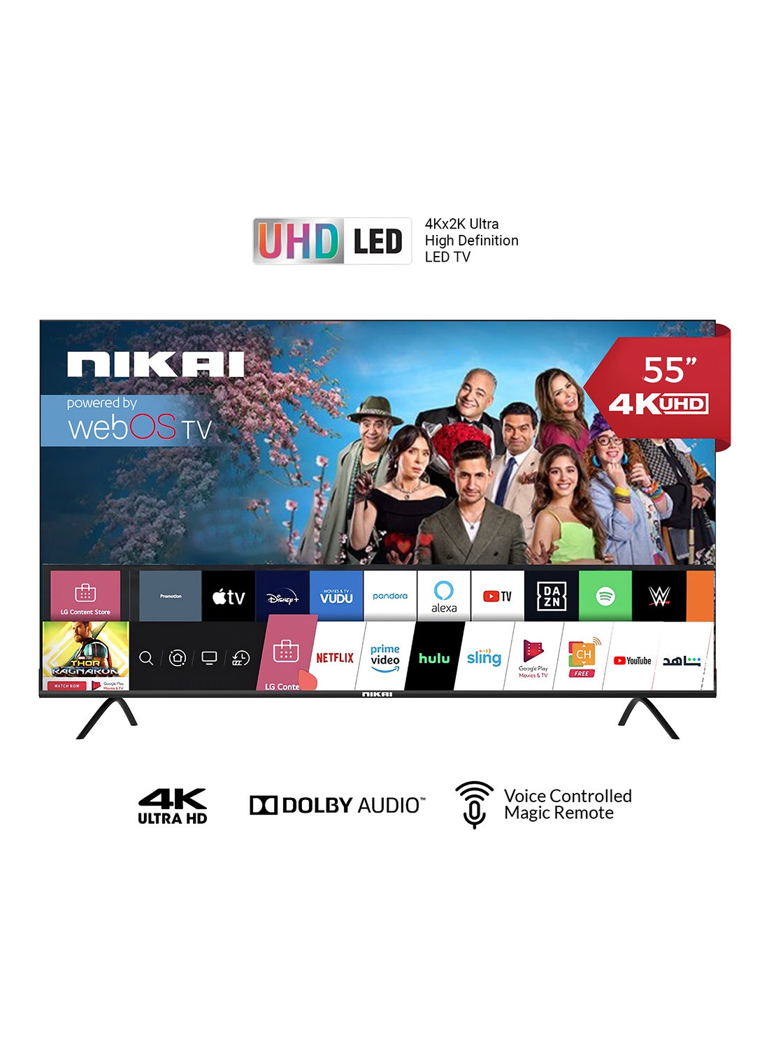 55 Inch UHD LED WebOS Smart Tv Platinum…