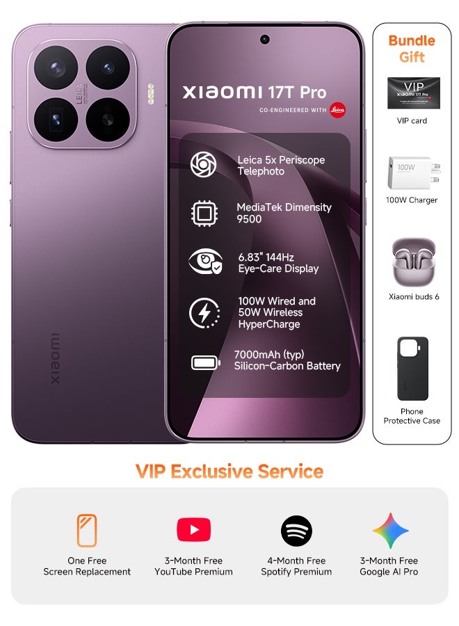 17T Pro Dual SIM 5G Deep Violet 12GB RAM…