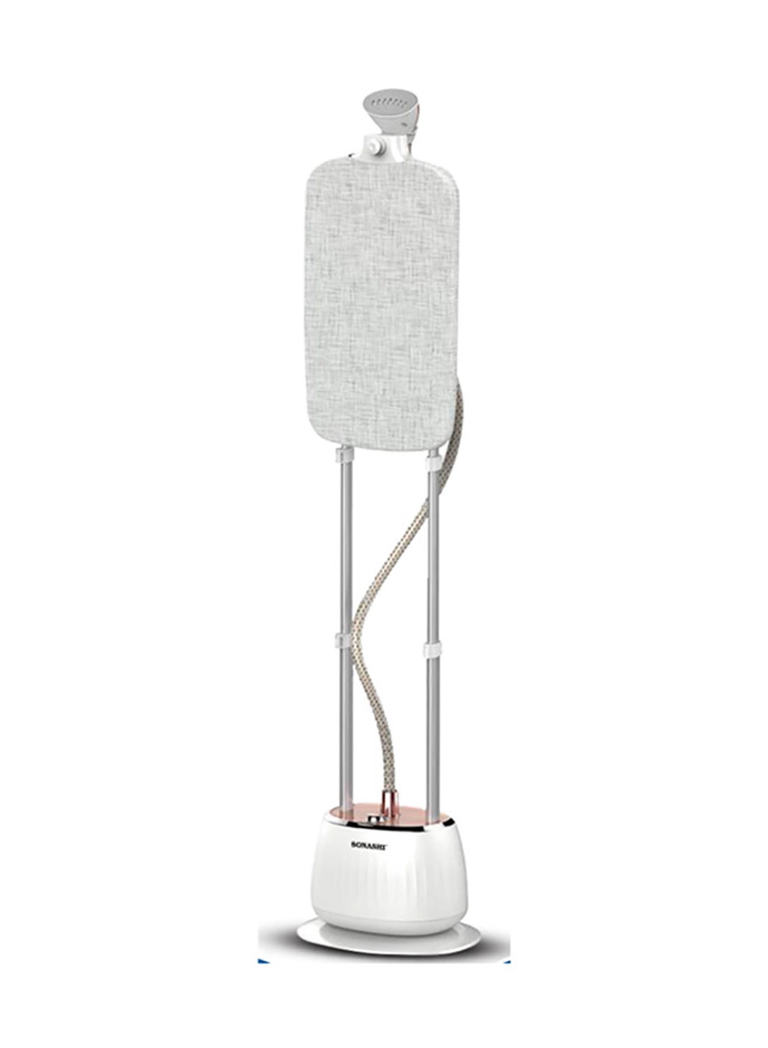 Compare 1.6L Garment Steamer with 35Gmin Steam Flow, Mechanical Control, and Overheat Protection | Continues Working for 60 Mins | Adjustable Height  Ironing Board  Pole Hanger 1.6 L 1800 W SGS326 White at KSA Price