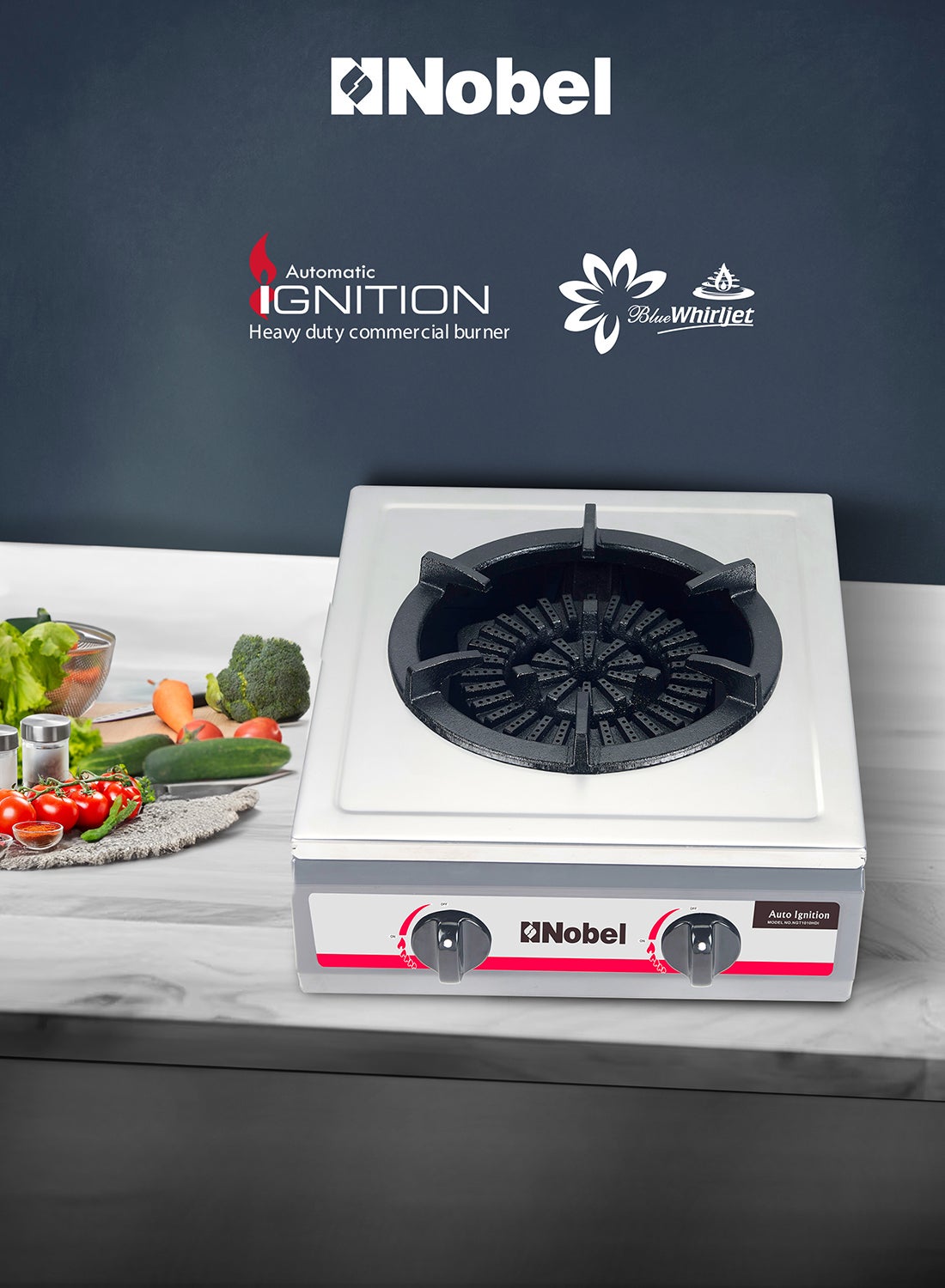 Heavy Duty Commercial Gas Stove Single Burner,…