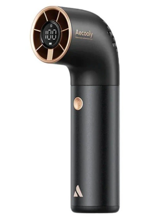 Aero Ultra Portable Handheld Fan - Black Gold…