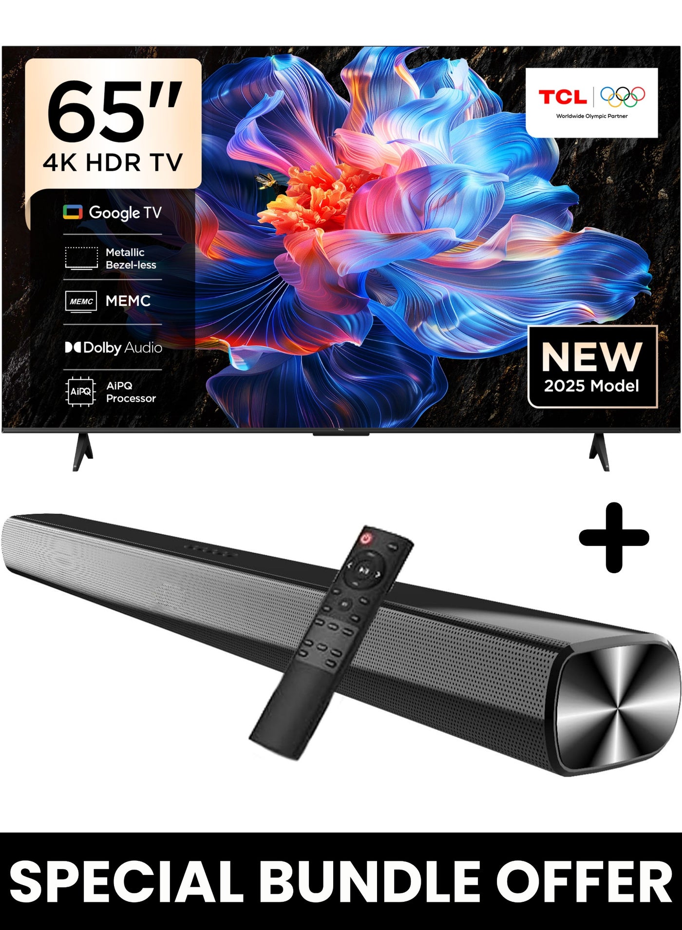 65-Inch P6K UHD LED 4K Smart TV +…