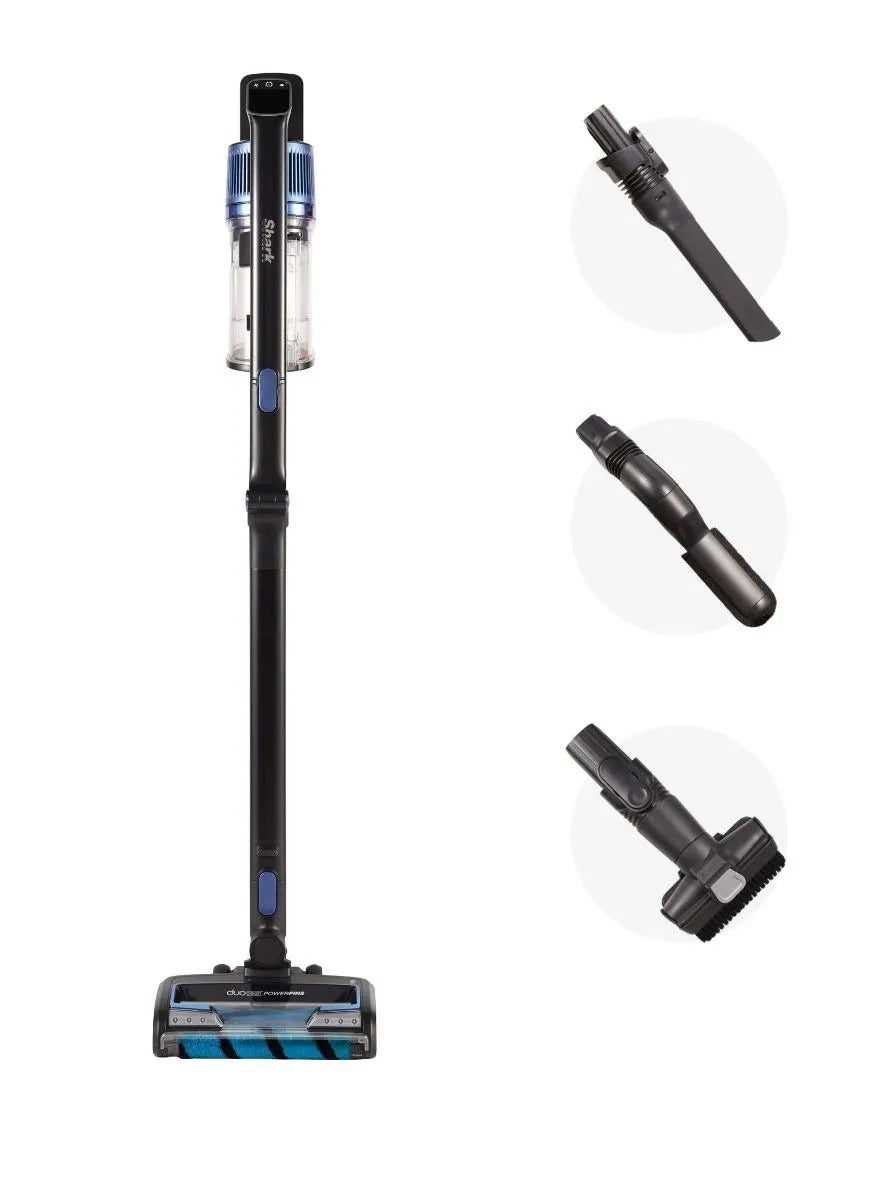 Compare Anti Hair Wrap Cordless Stick Vacuum Cleaner with PowerFins & Flexology, Twin Battery, LED Smart Display Screen, Up to 120 minutes runtime 180 W IZ320ME Black at KSA Price