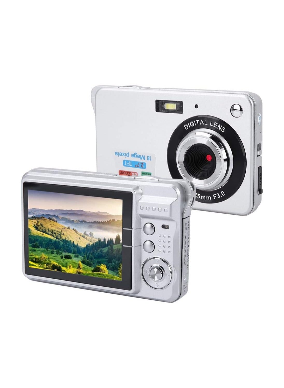 Compare Portable 720P Digital Camera Video Camcorder 18MP Photo 8X Zoom Antishake 2.7 Inch Large TFT Screen Lithium Battery at KSA Price