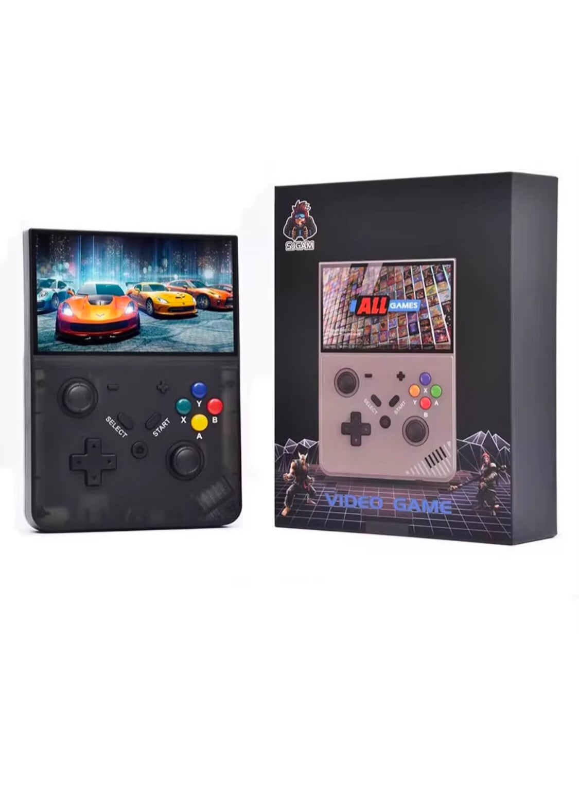 Retro Handheld Game Console with HD Display, Dual…