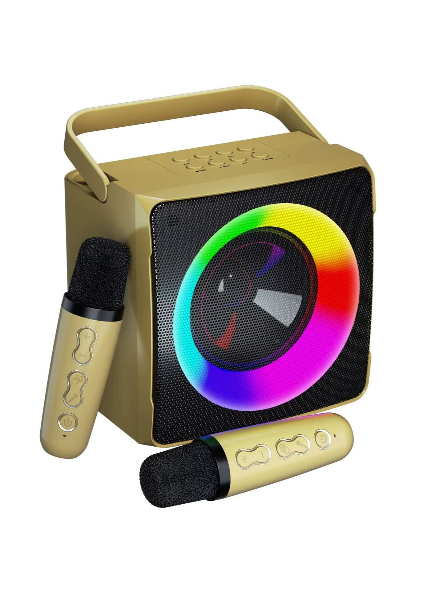 SD508 Karaoke Bluetooth Speaker with 2 Wireless Microphones…