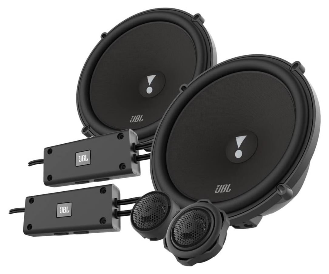 Compare JBL Stadium 62CF 2Way Car Sound System  330 Watt Components Car Speaker Box Set with 165 mm 2Way Component Speaker System at KSA Price
