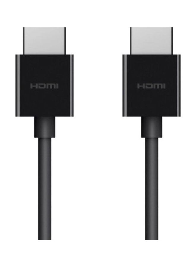 Compare Ultra High Speed HDMI 2.1 Cable Apple 4K Supports HDR 10 And Dolby Vision V2 Black at KSA Price