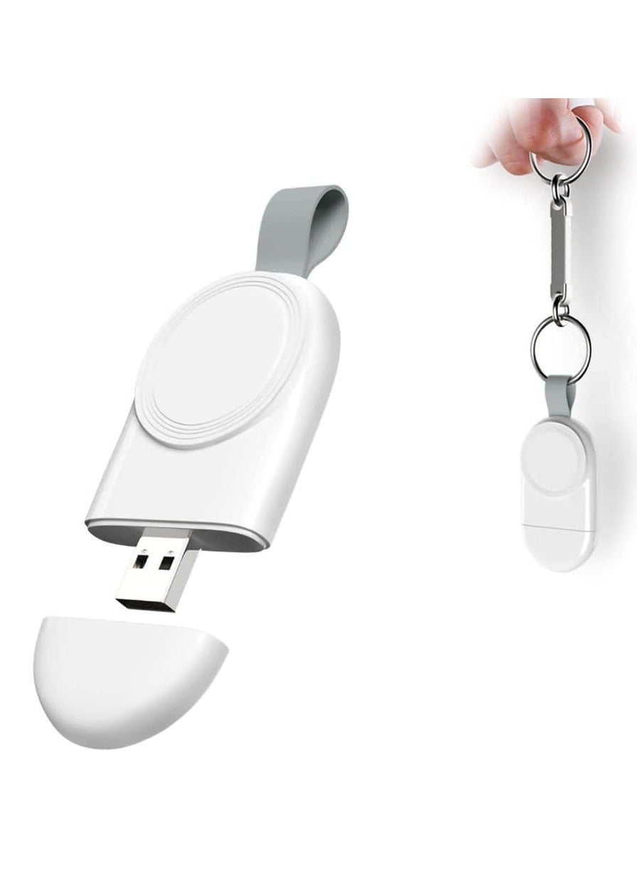 Compare Watch Charger for Apple Watch Series Magnetic Wireless Compact Portable USB Fast Charger Compatible with iWatch 6Se54321White at KSA Price
