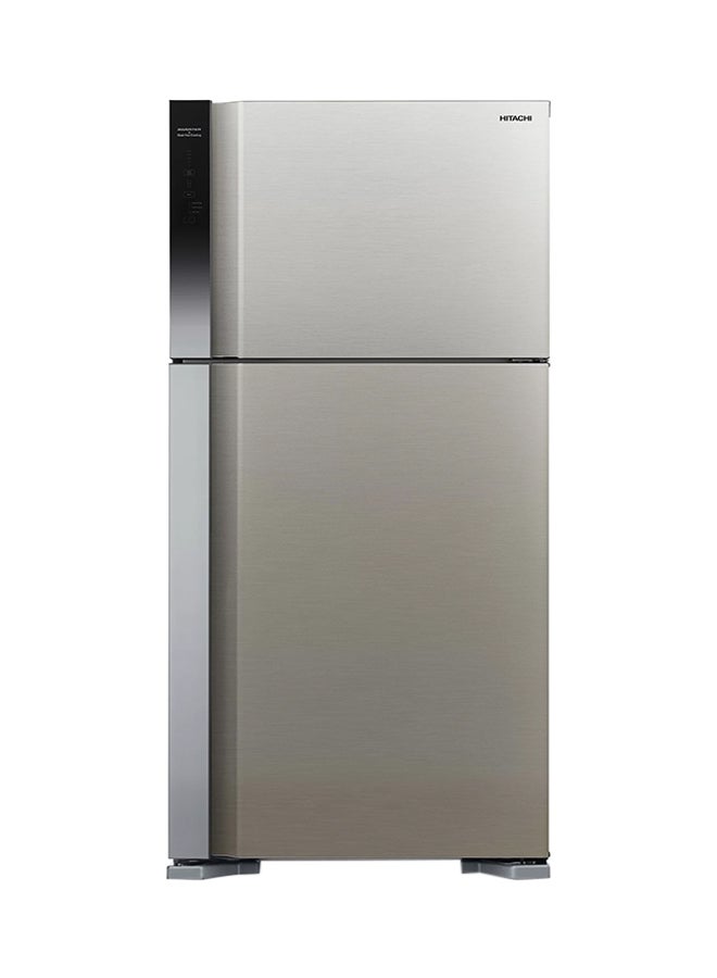 Compare 760L Gross Top Mount Double Door Refrigerator, 10 Year Warranty on Inverter Compressor, 2 Doors Fridge, Dual Fan Cooling, Touch Screen Control, Movable Twist Ice Tray1 Year Warranty RV760PUK7KBSL Silver at KSA Price