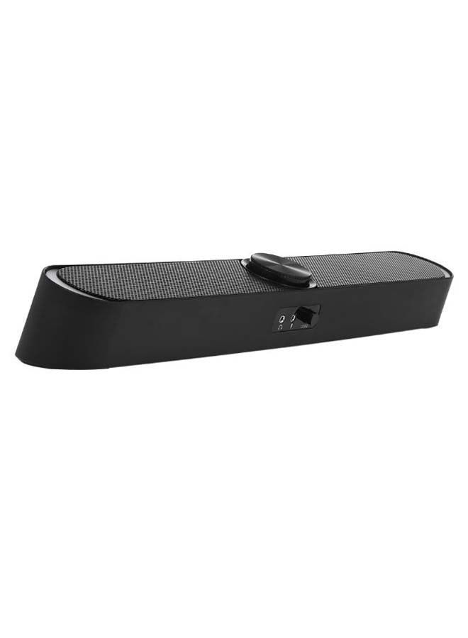 Compare USB Powered Sound Computer Speaker With Mic Black at KSA Price