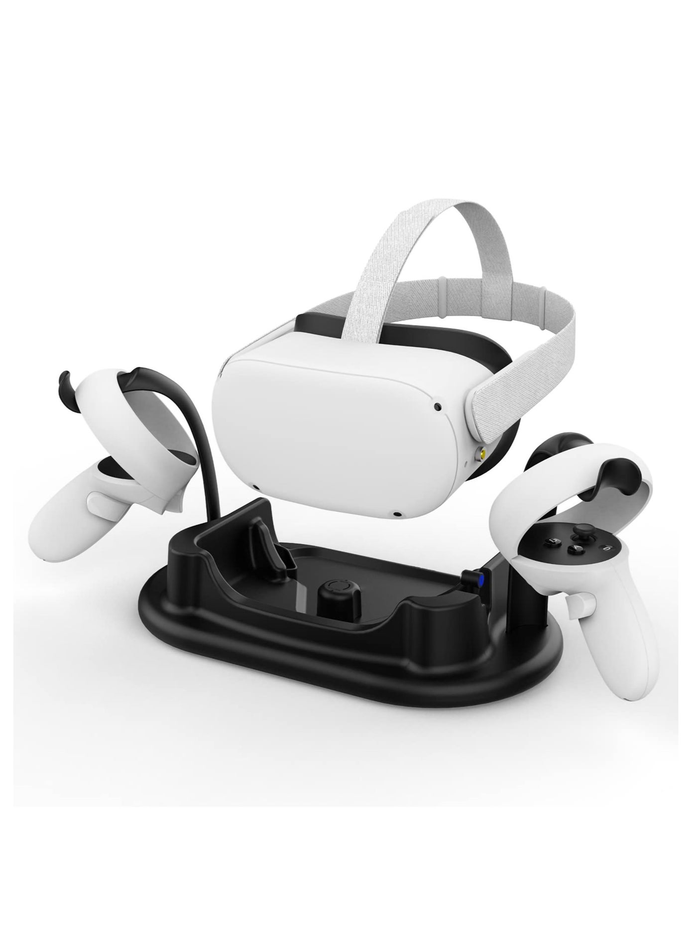 Compare Charging Dock for Oculus Quest 2, Touch Controller and Headset Placement Display Stand Contact Charging Table Stand Autoattached USBC Magnetic Charging at KSA Price