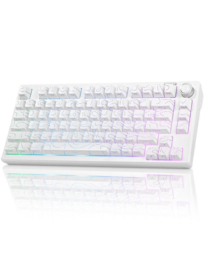 IP81 Big Gaming Keyboard, 75% RGB Backlit…