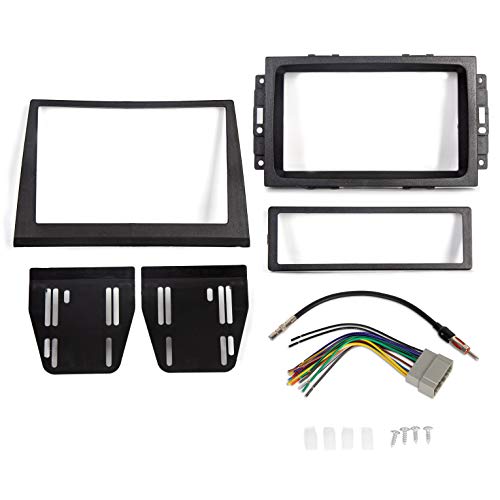 Compare Kojem Double Din Dash Kit Compatible with 20062007 Jeep Commander Center Dashboard Cover Bezel Wire Harness Radio Dash Install Kit at KSA Price
