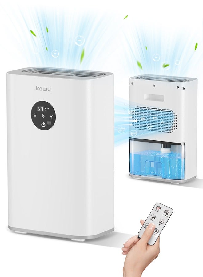 KAWU Dehumidifier for Bedroom, Quiet Small Dehumidifiers…