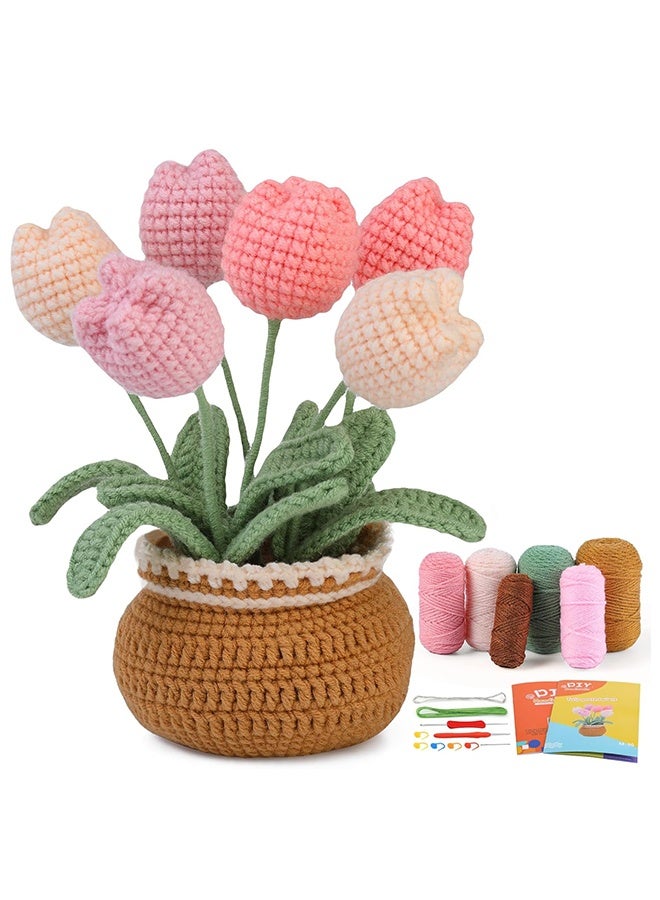 Crochet Kit for Beginners, Tulip Crochet Starter…
