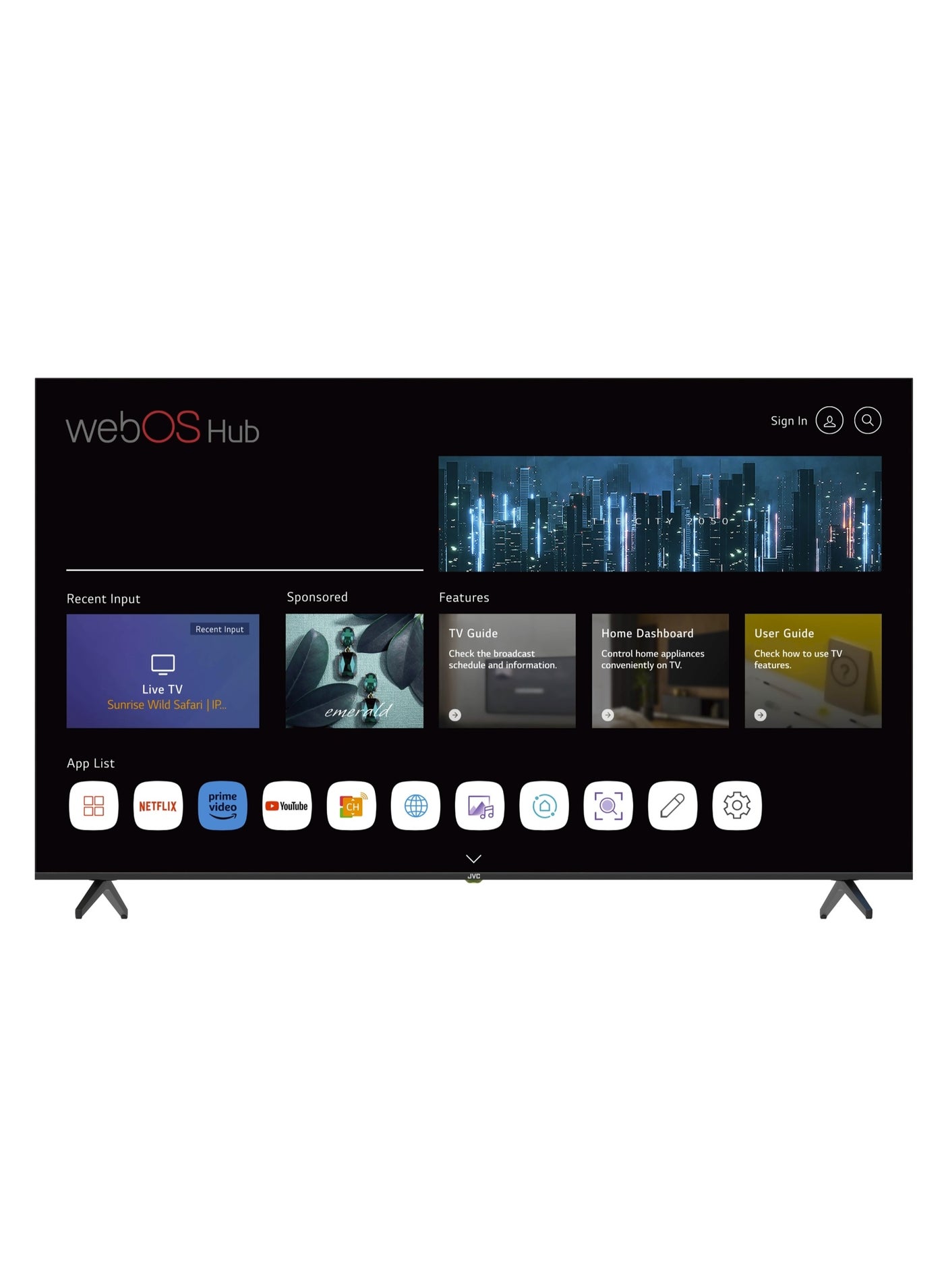 JVC 60 Inch QLED 4K UHD Edgeless Smart…