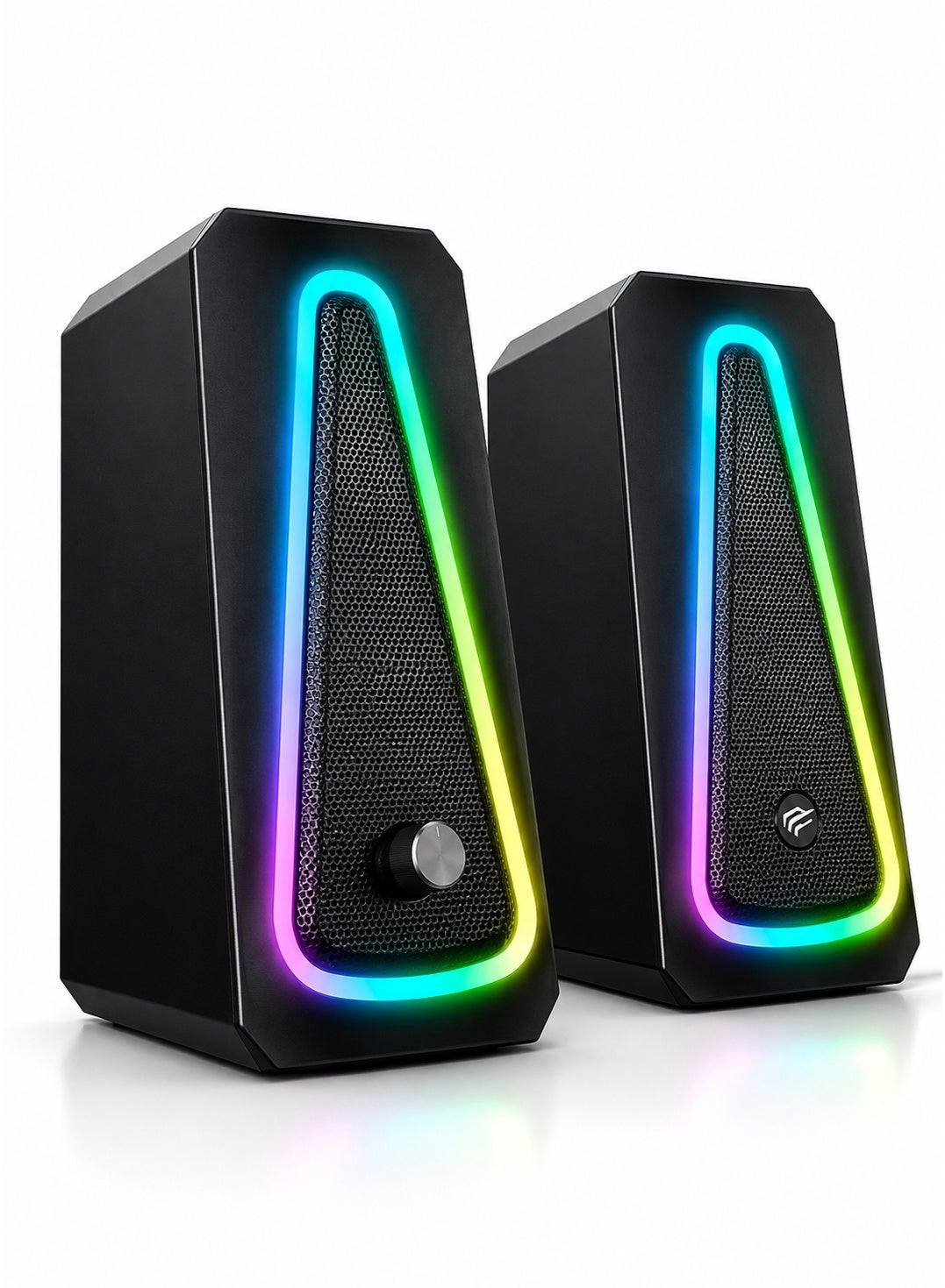 Compare Havit GAMENOTE 2.0 Stereo Gaming Speakers, 10W RGB Lighting, USB 2.0 Powered, 3.5mm AUX, Black  SK208 PRO at KSA Price