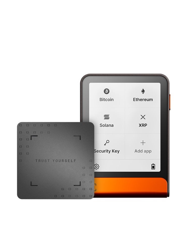 Compare Flex Hardware Wallet | 2.84 TouchScreen + Recovery Key, Bitcoin Security, Worlds Safest Crypto Wallet, Bluetooth Connection, USBC Charging, 5000+ Coins & NFT, for iOS & Android  Bitcoin Orange at KSA Price